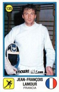 Figurina Jean-Francois Lamour - Supersport 1988 n. 135 - Panini