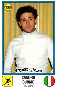 Figurina Sandro Cuomo - Supersport 1988 n. 136 - Panini