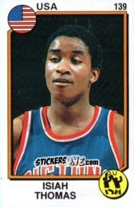 Figurina Isiah Thomas - Supersport 1988 n. 139 - Panini