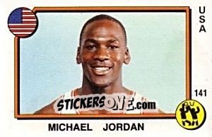 Figurina Michael Jordan - Supersport 1988 n. 141 - Panini