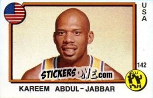 Figurina Kareem Abdul-Jabbar - Supersport 1988 n. 142 - Panini