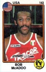 Figurina Bob McAdoo - Supersport 1988 n. 143 - Panini