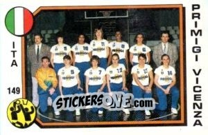 Figurina Primigi Vicenza - Supersport 1988 n. 149 - Panini