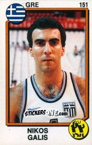 Figurina Nikos Galis - Supersport 1988 n. 151 - Panini
