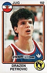 Figurina Drazen Petrovic - Supersport 1988 n. 152 - Panini