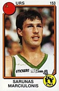 Figurina Sarunas Marciulonis - Supersport 1988 n. 153 - Panini