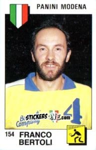 Figurina Franco Bertoli - Supersport 1988 n. 154 - Panini