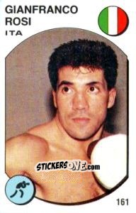 Figurina Gianfranco Rosi - Supersport 1988 n. 161 - Panini
