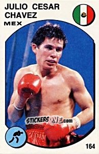 Figurina Julio Cesar Chavez - Supersport 1988 n. 164 - Panini