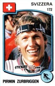 Figurina Pirmin Zurbriggen - Supersport 1988 n. 172 - Panini