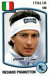 Figurina Richard Pramotton - Supersport 1988 n. 180 - Panini