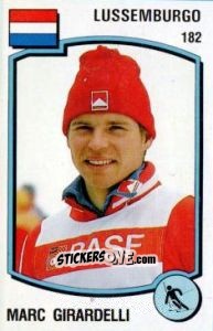 Cromo Marc Girardelli - Supersport 1988 n. 182 - Panini