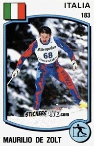 Figurina Maurilio de Zolt - Supersport 1988 n. 183 - Panini