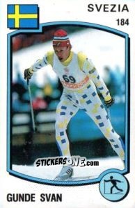 Figurina Gunde Svan - Supersport 1988 n. 184 - Panini