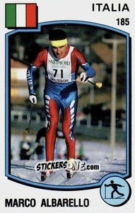 Figurina Marco Albarello - Supersport 1988 n. 185 - Panini