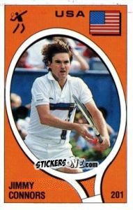 Figurina Jimmy Connors - Supersport 1988 n. 201 - Panini