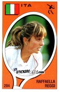 Figurina Raffaella Reggi - Supersport 1988 n. 204 - Panini