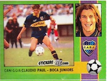 Cromo Claudio Paul Caniggia - Futbol 1996 n. 31 - Cromy