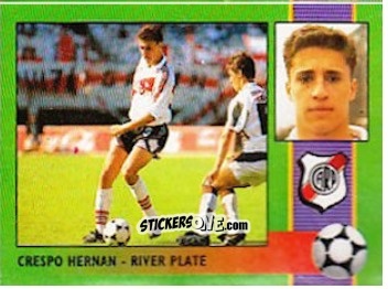 Figurina Hernan Crespo - Futbol 1996 n. 52 - Cromy