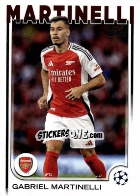 Figurina Gabriel Martinelli - UEFA Club Competitions 2024-2025
 n. 5 - Topps