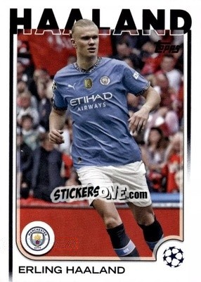 Cromo Erling Haaland - UEFA Club Competitions 2024-2025
 n. 9 - Topps