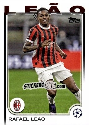 Cromo Rafael Leão - UEFA Club Competitions 2024-2025
 n. 11 - Topps