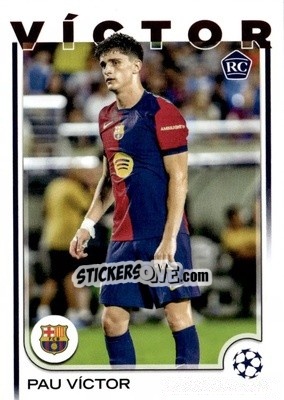 Cromo Pau Víctor - UEFA Club Competitions 2024-2025
 n. 16 - Topps