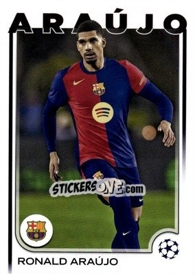 Cromo Ronald Araújo - UEFA Club Competitions 2024-2025
 n. 24 - Topps