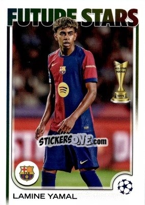 Figurina Lamine Yamal - UEFA Club Competitions 2024-2025
 n. 27 - Topps
