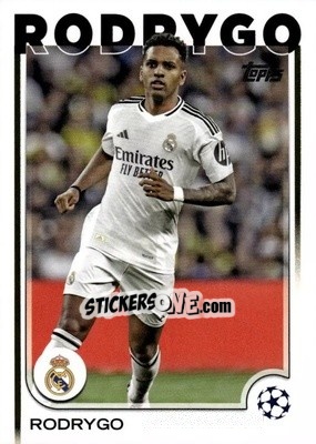 Figurina Rodrygo - UEFA Club Competitions 2024-2025
 n. 48 - Topps