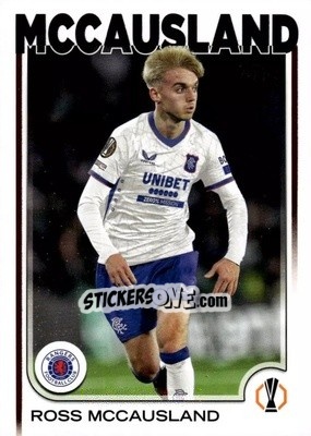 Figurina Ross McCausland - UEFA Club Competitions 2024-2025
 n. 49 - Topps