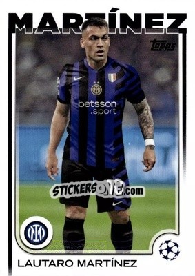 Figurina Lautaro Martínez - UEFA Club Competitions 2024-2025
 n. 50 - Topps