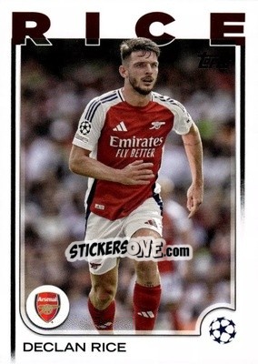 Cromo Declan Rice - UEFA Club Competitions 2024-2025
 n. 53 - Topps