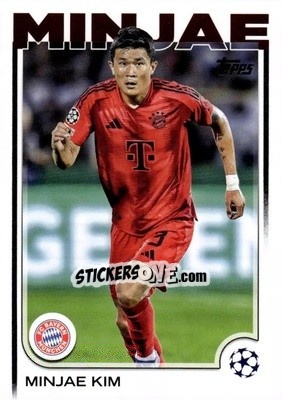 Sticker Minjae Kim - UEFA Club Competitions 2024-2025
 n. 55 - Topps