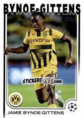 Sticker Jamie Bynoe-Gittens - UEFA Club Competitions 2024-2025
 n. 58 - Topps