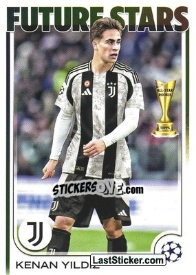 Cromo Kenan Yildiz - UEFA Club Competitions 2024-2025
 n. 59 - Topps