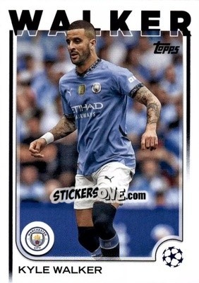 Sticker Kyle Walker - UEFA Club Competitions 2024-2025
 n. 60 - Topps