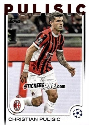 Cromo Christian Pulisic - UEFA Club Competitions 2024-2025
 n. 76 - Topps