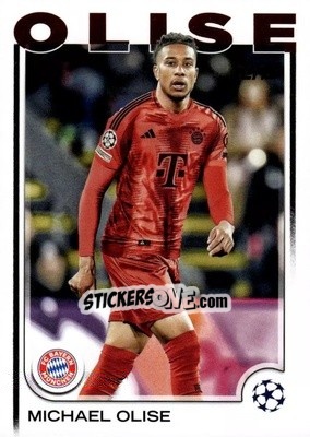 Sticker Michael Olise - UEFA Club Competitions 2024-2025
 n. 81 - Topps