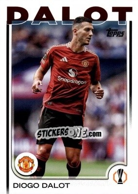 Cromo Diogo Dalot - UEFA Club Competitions 2024-2025
 n. 83 - Topps