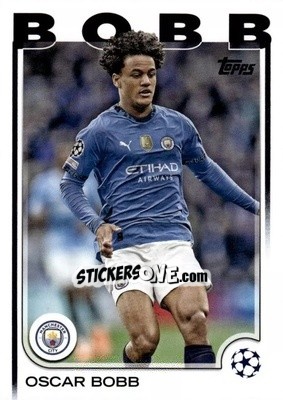 Sticker Oscar Bobb - UEFA Club Competitions 2024-2025
 n. 91 - Topps