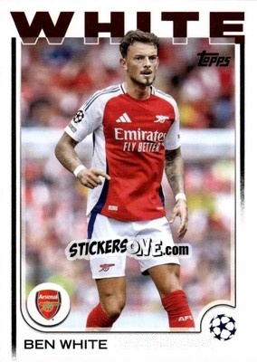 Sticker Ben White - UEFA Club Competitions 2024-2025
 n. 95 - Topps