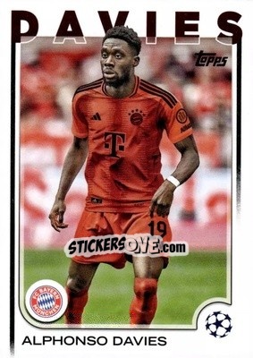 Cromo Alphonso Davies - UEFA Club Competitions 2024-2025
 n. 96 - Topps