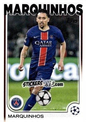 Figurina Marquinhos - UEFA Club Competitions 2024-2025
 n. 110 - Topps