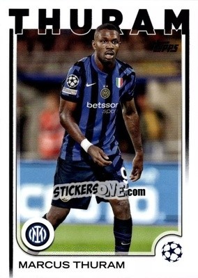 Figurina Marcus Thuram - UEFA Club Competitions 2024-2025
 n. 111 - Topps