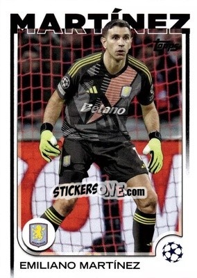 Figurina Emiliano Martínez - UEFA Club Competitions 2024-2025
 n. 114 - Topps