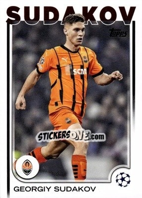 Sticker Georgiy Sudakov - UEFA Club Competitions 2024-2025
 n. 119 - Topps