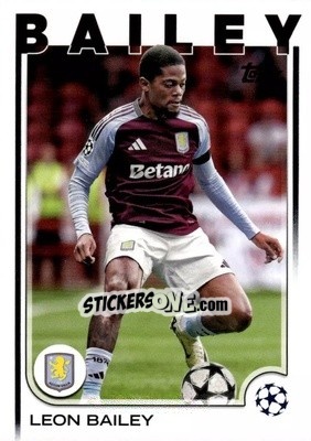 Sticker Leon Bailey - UEFA Club Competitions 2024-2025
 n. 133 - Topps