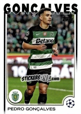 Sticker Pedro Gonçalves - UEFA Club Competitions 2024-2025
 n. 134 - Topps