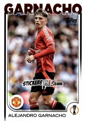 Figurina Alejandro Garnacho - UEFA Club Competitions 2024-2025
 n. 147 - Topps